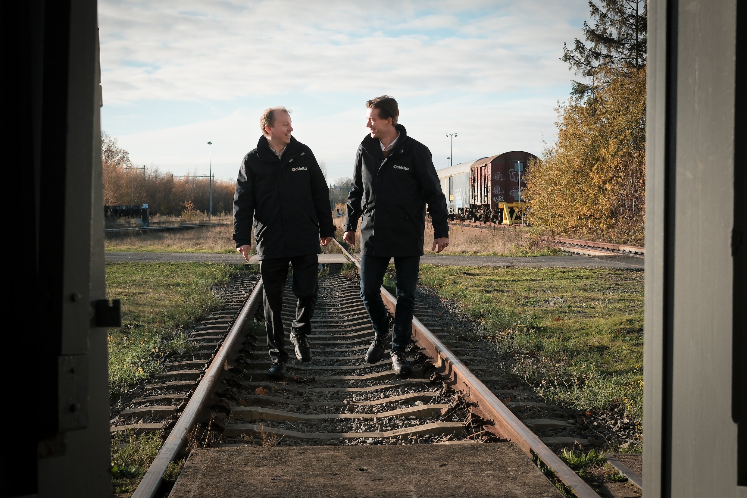 Maarten Bastian (links) en Hessel Winkelman van GoVolta.