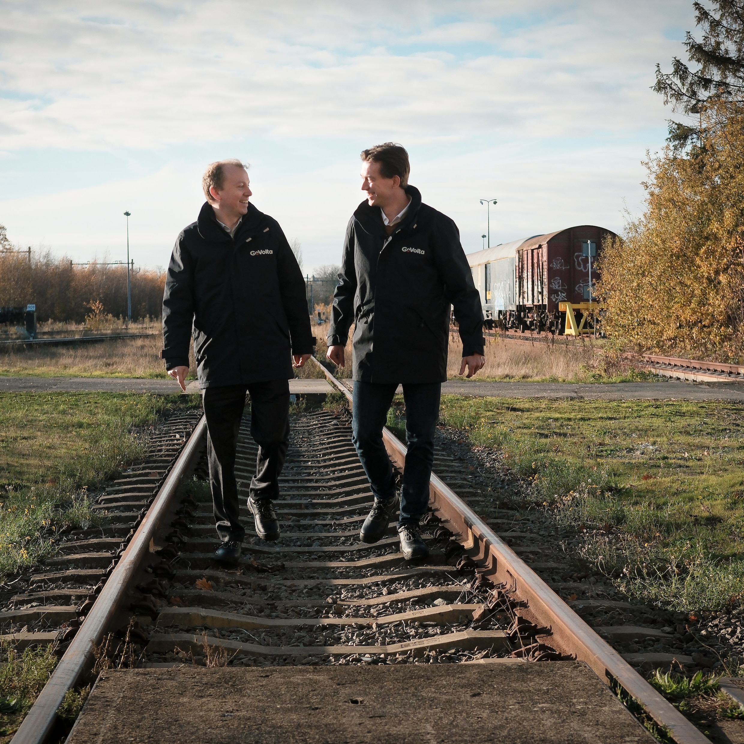 Maarten Bastian (links) en Hessel Winkelman van GoVolta.