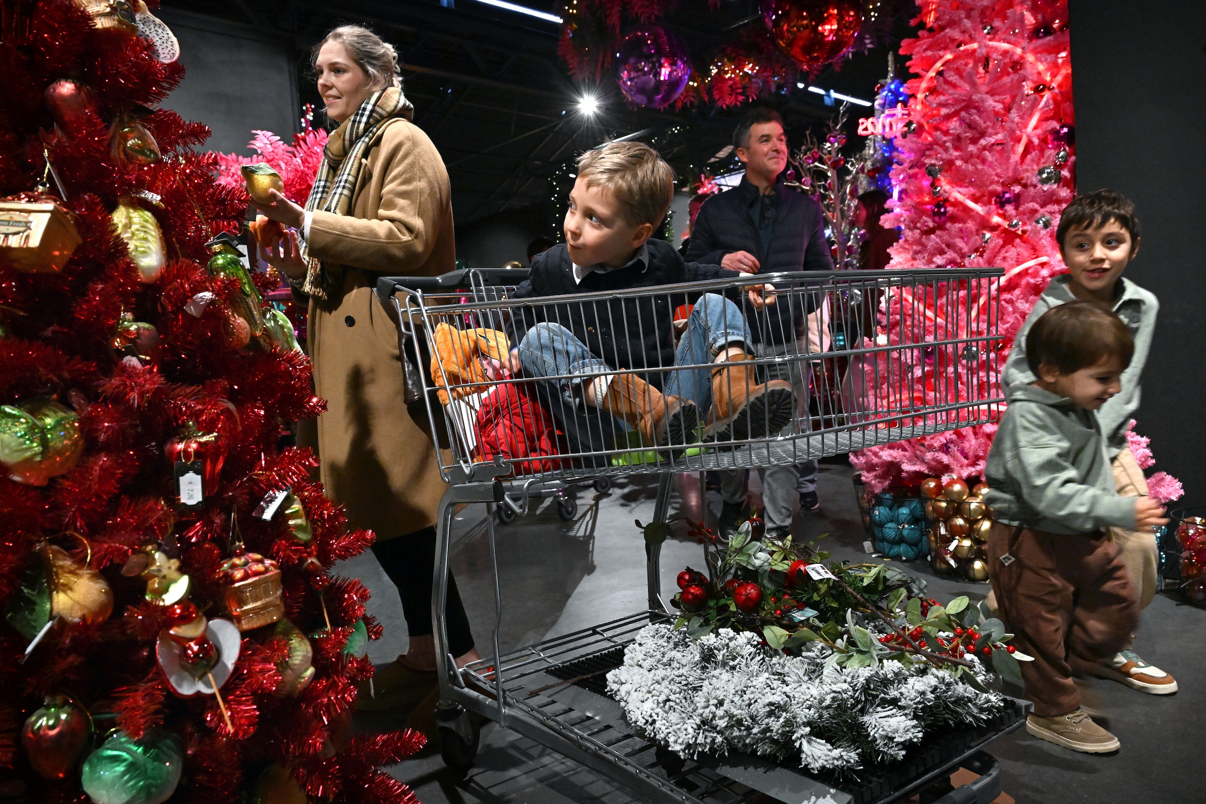Kerstshow in tuincentrum Eurofleur, in Leusden.