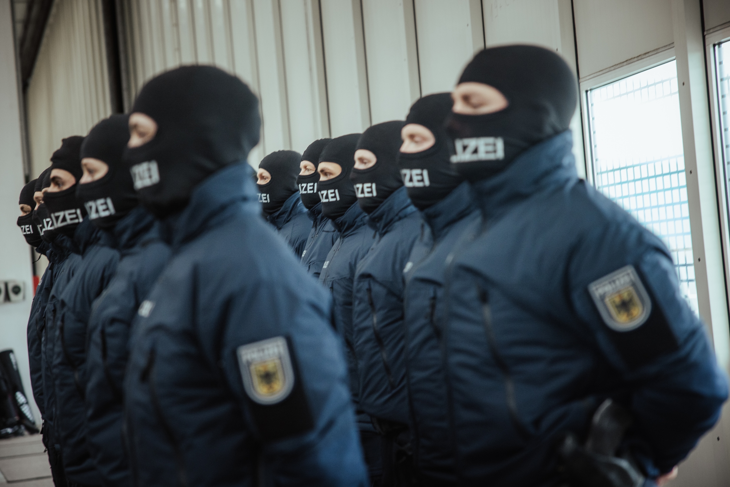 De drone-afweereenheid van de federale politie.