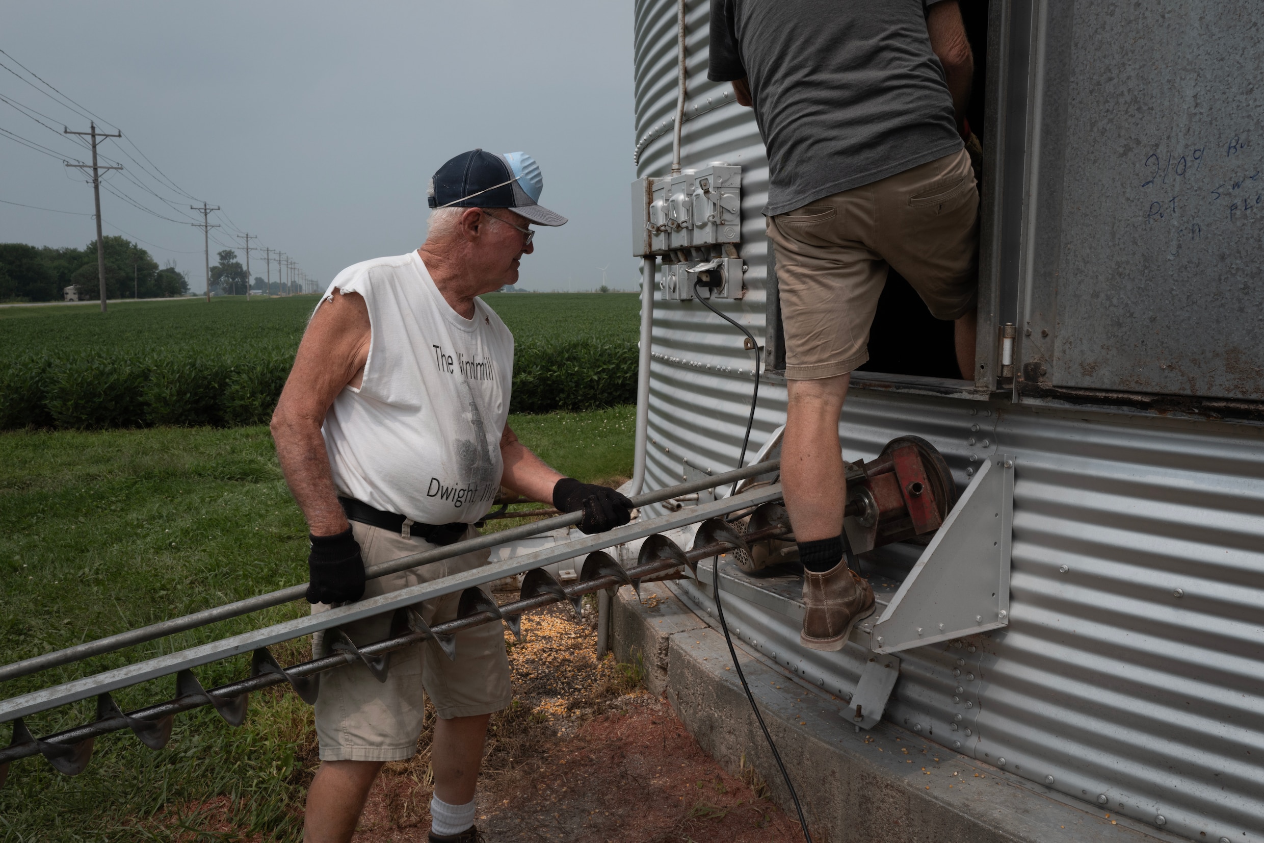 Sojaboeren in de Amerikaanse staat Illinois.