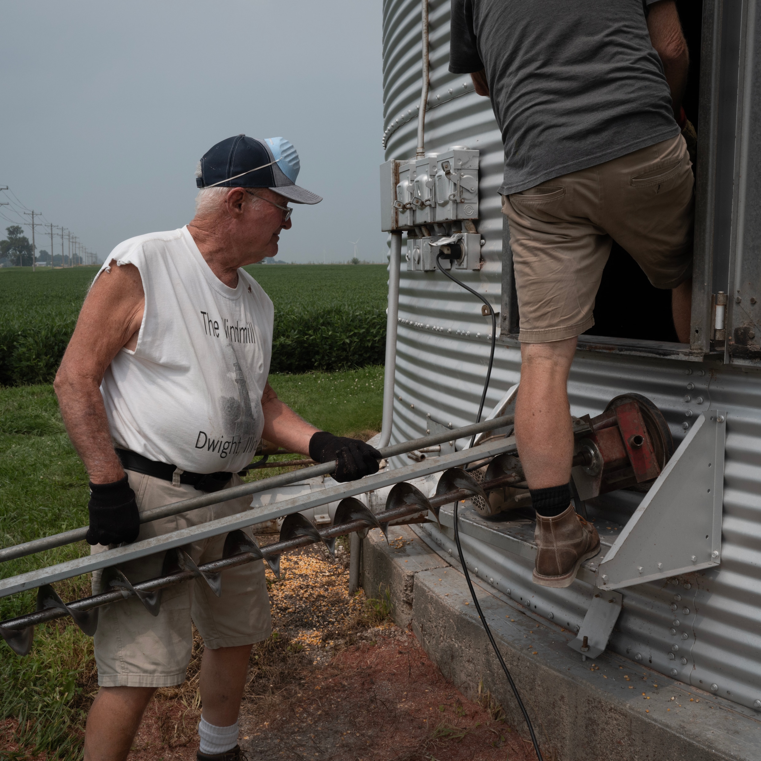Sojaboeren in de Amerikaanse staat Illinois.