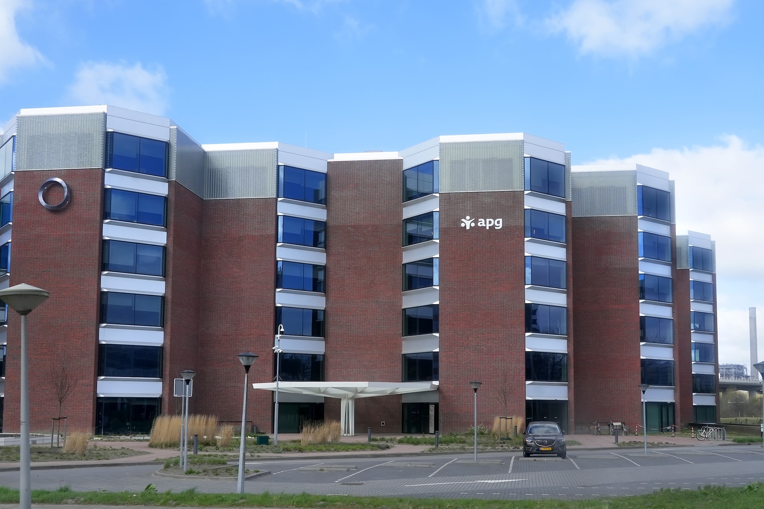 Het hoofdkantoor van pensioenuitvoerder APG in Amsterdam.