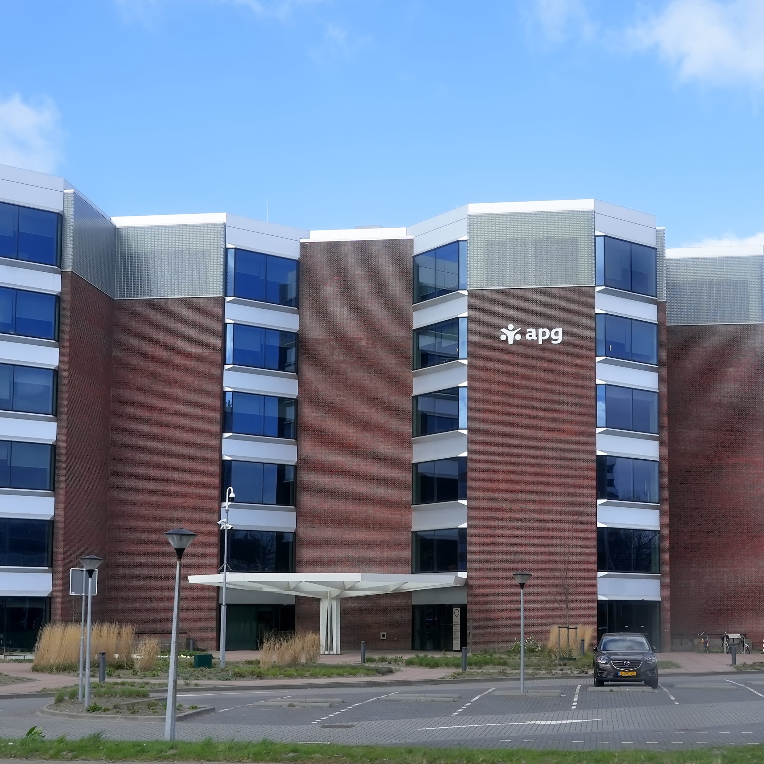 Het hoofdkantoor van pensioenuitvoerder APG in Amsterdam.