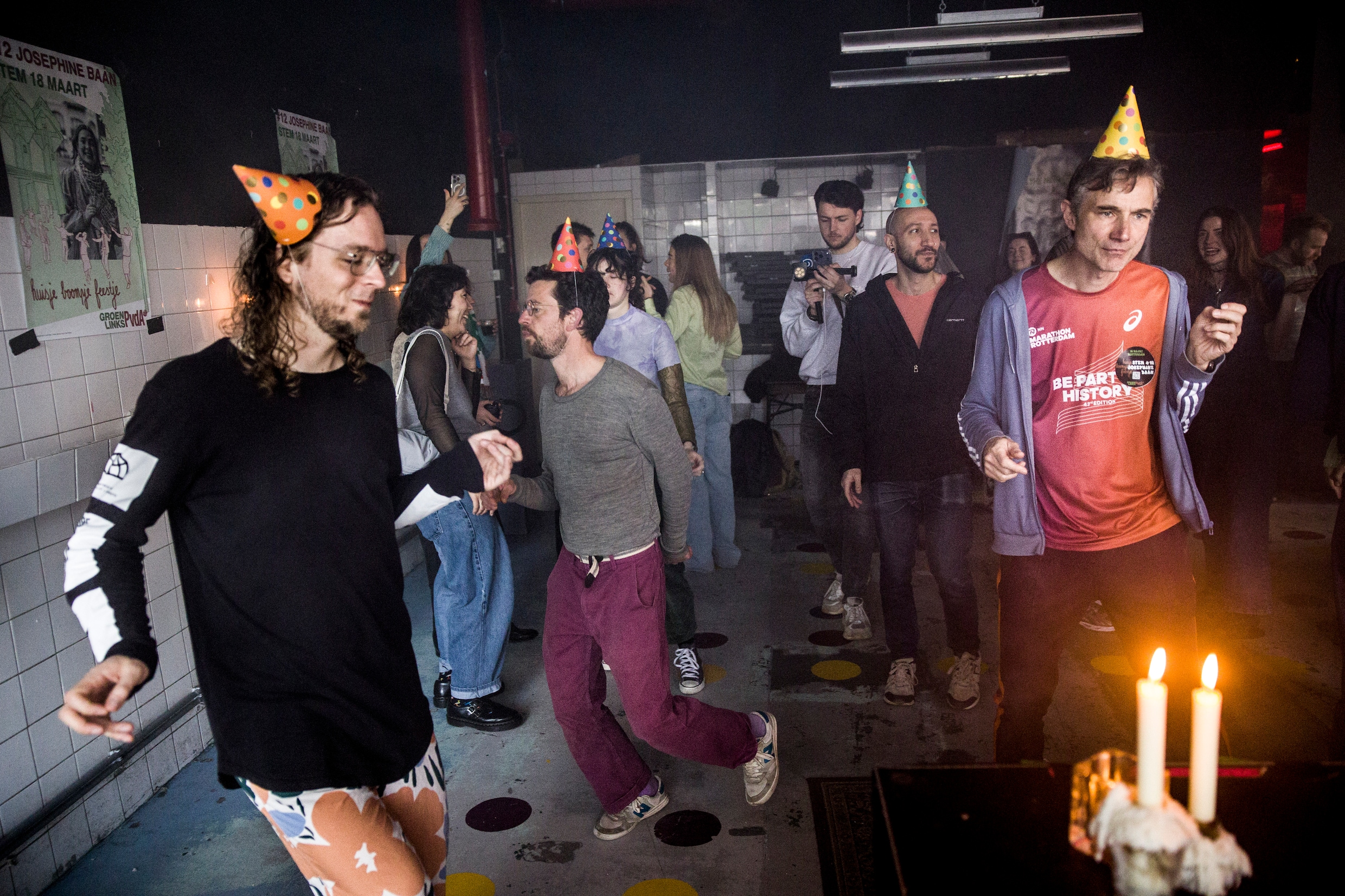 De verkiezingrave ochtendrave van  GroenLinks-PvdA-kandidaat Josephine Baán.