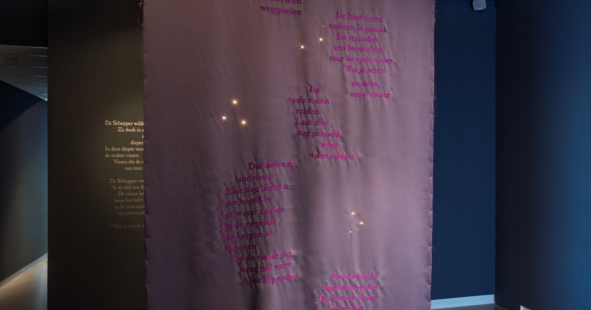 Een opdracht aan inwoners van Almere: elke dag je hoofd onderdompelen. In kunst, bijvoorbeeld