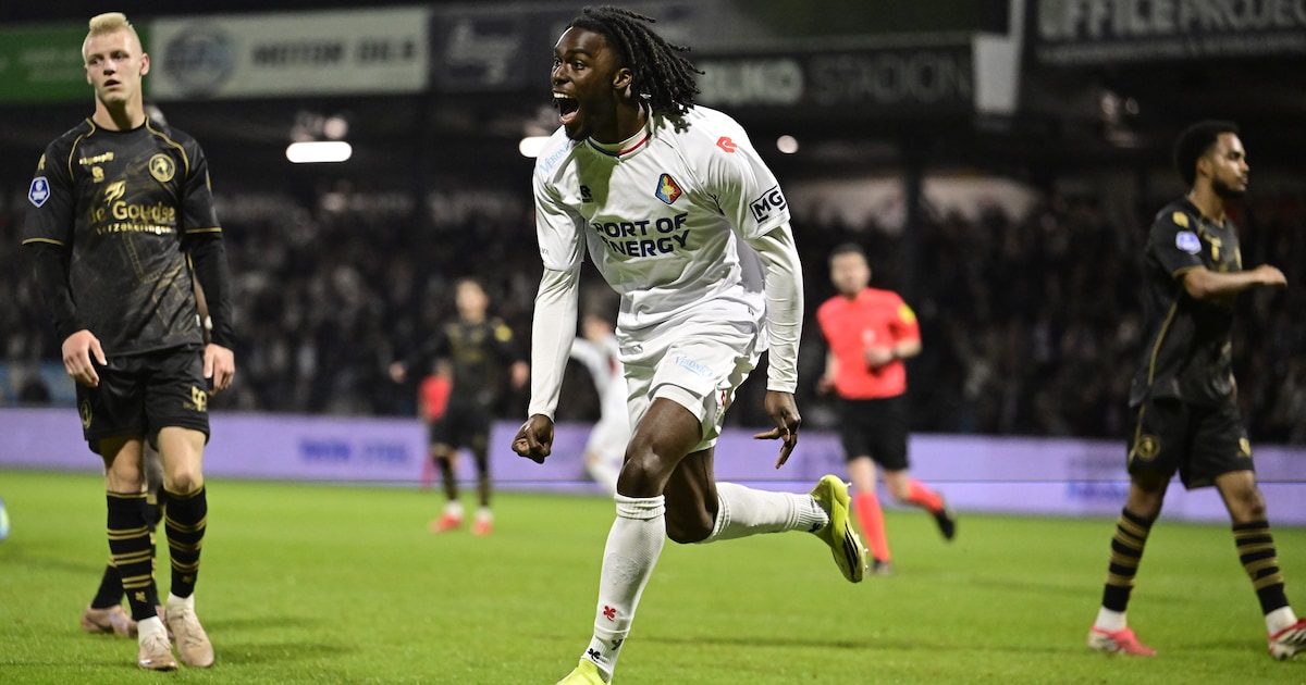 Telstar, de fitte machine uit Velsen-Zuid, walst na rust over deemoedig Sparta heen