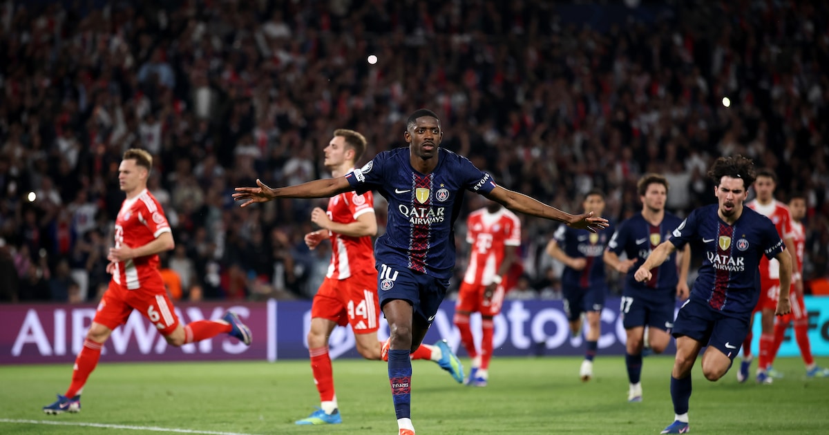 Prachtige doelpunten, zalige dribbels en weldadige sportiviteit: PSG - Bayern München was voetbal op