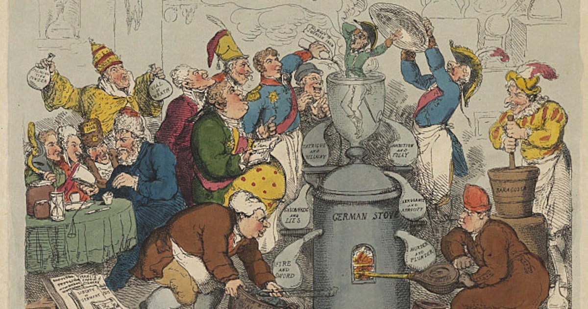 Tekenaars ontmaskeren politici al eeuwen, is te zien in Haarlem – maar de spotprentmacht slinkt
