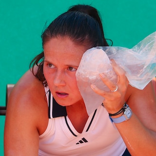 Wat doet de extreme hitte in Parijs met de tennissers op Roland Garros? Ik kon de bal niet meer goed zien