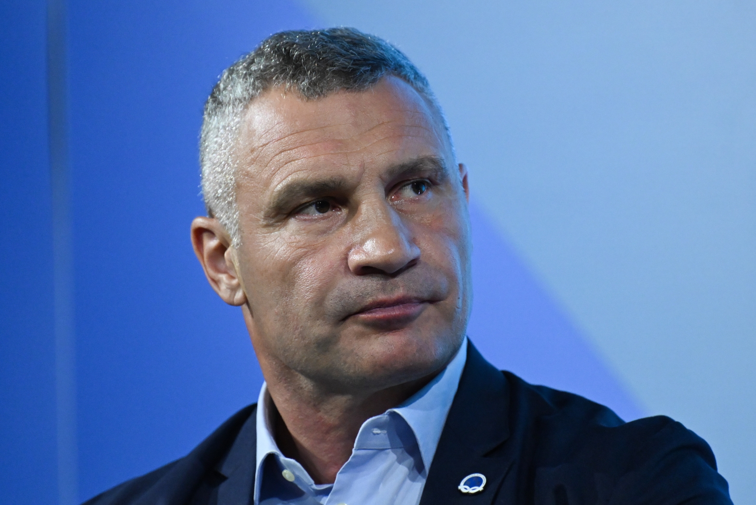 Burgemeester Vitali Klytsjko van Kyiv.