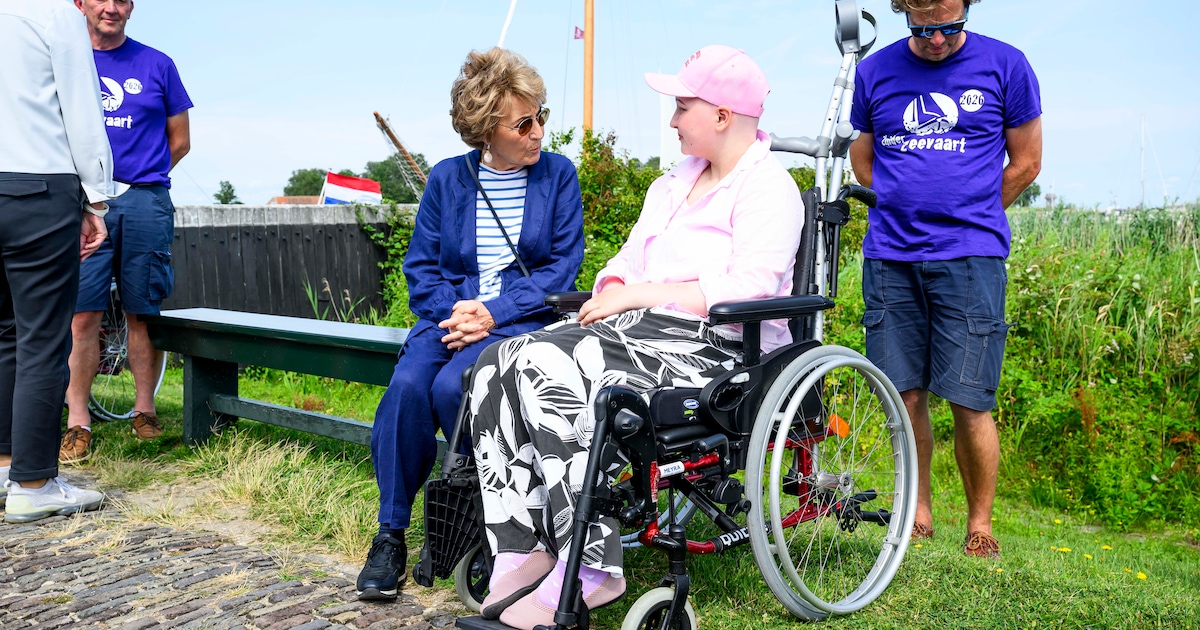 Van zo’n persmoment dat om jou draait zou je best raar kunnen gaan doen, maar niet prinses Margriet