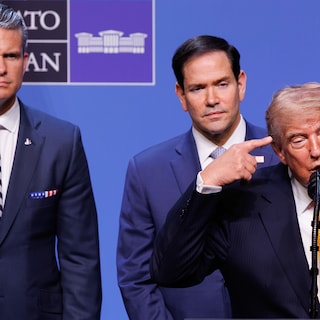 Blijkbaar voelde Trump dat hij zich niet langer kon inhouden zonder zwak over te komen