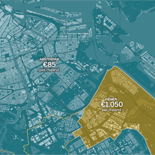 Minima in Amsterdam krijgen 85 euro extra steun, een paar kilometer verderop is het 1.050 euro