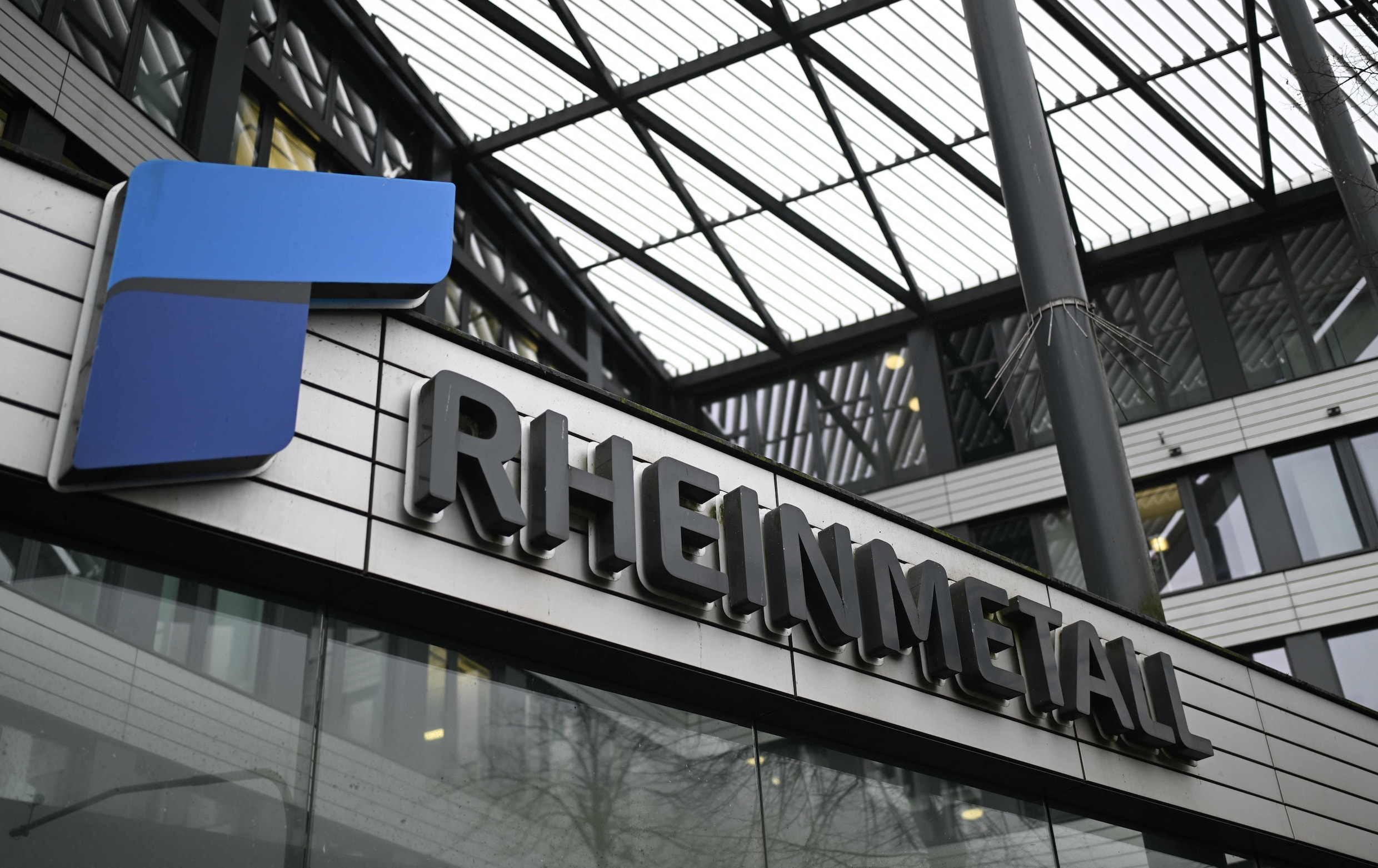 Het hoofdkantoor van Rheinmetall in Düsseldorf.