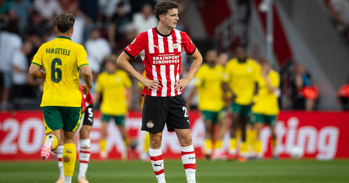 Zwak PSV laat in seizoensopening tegen Fortuna Sittard winst in blessuretijd glippen