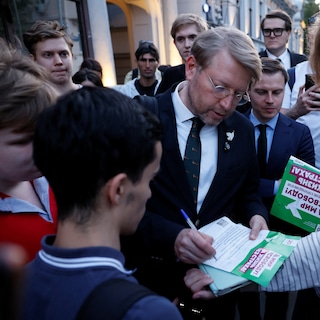 Russische liberale anti-oorlogspartij mag van de rechtbank niet meedoen met verkiezingen