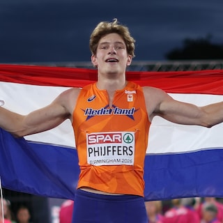 In de laatste meters perste Jonas Phijffers er alles uit om de bronzen medaille te bemachtigen