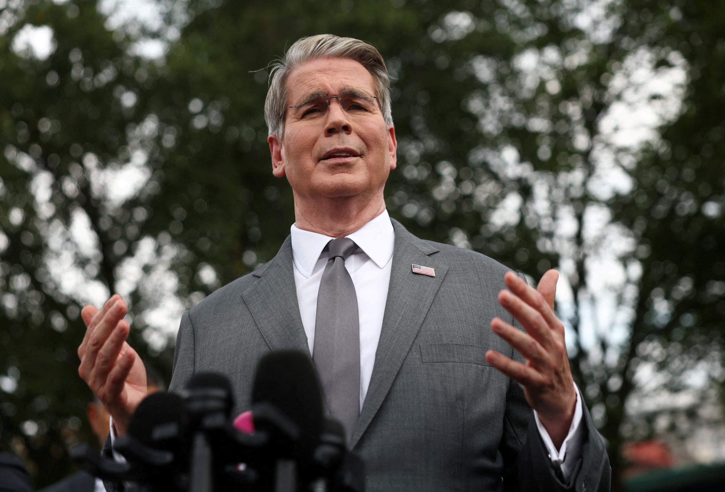 De Amerikaanse minister van Financiën Scott Bessent.