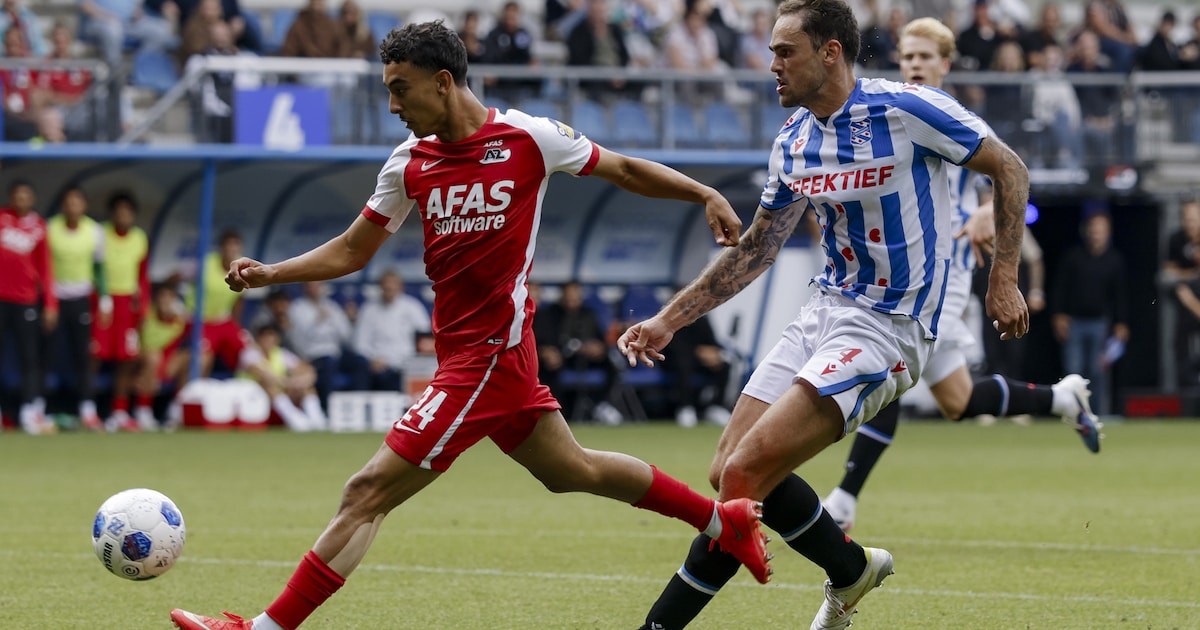 Even leek AZ onderuit te gaan tegen Heerenveen. Toch won de Alkmaarse club met 2-3