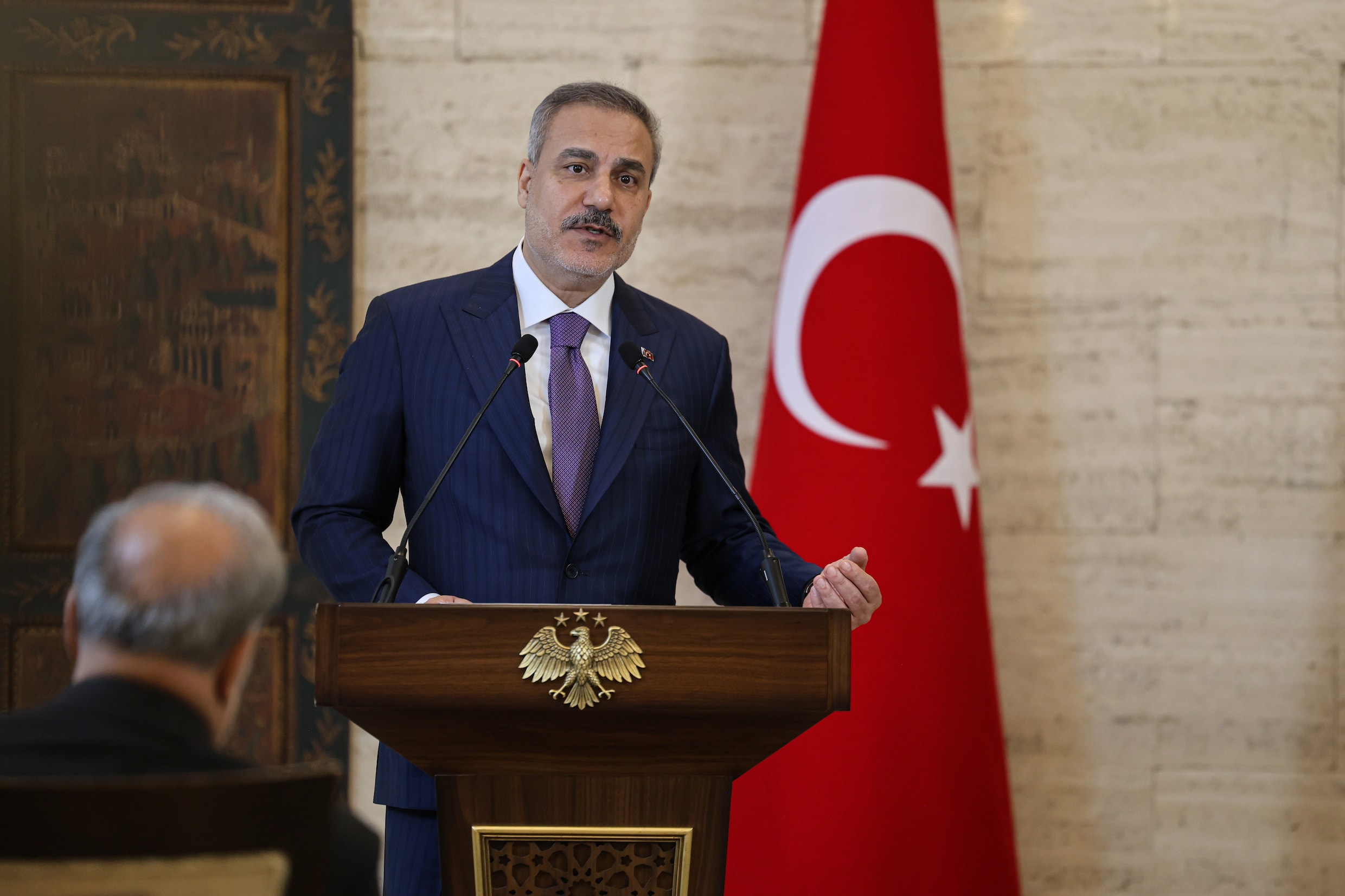 De Turkse buitenlandminister Hakan Fidan