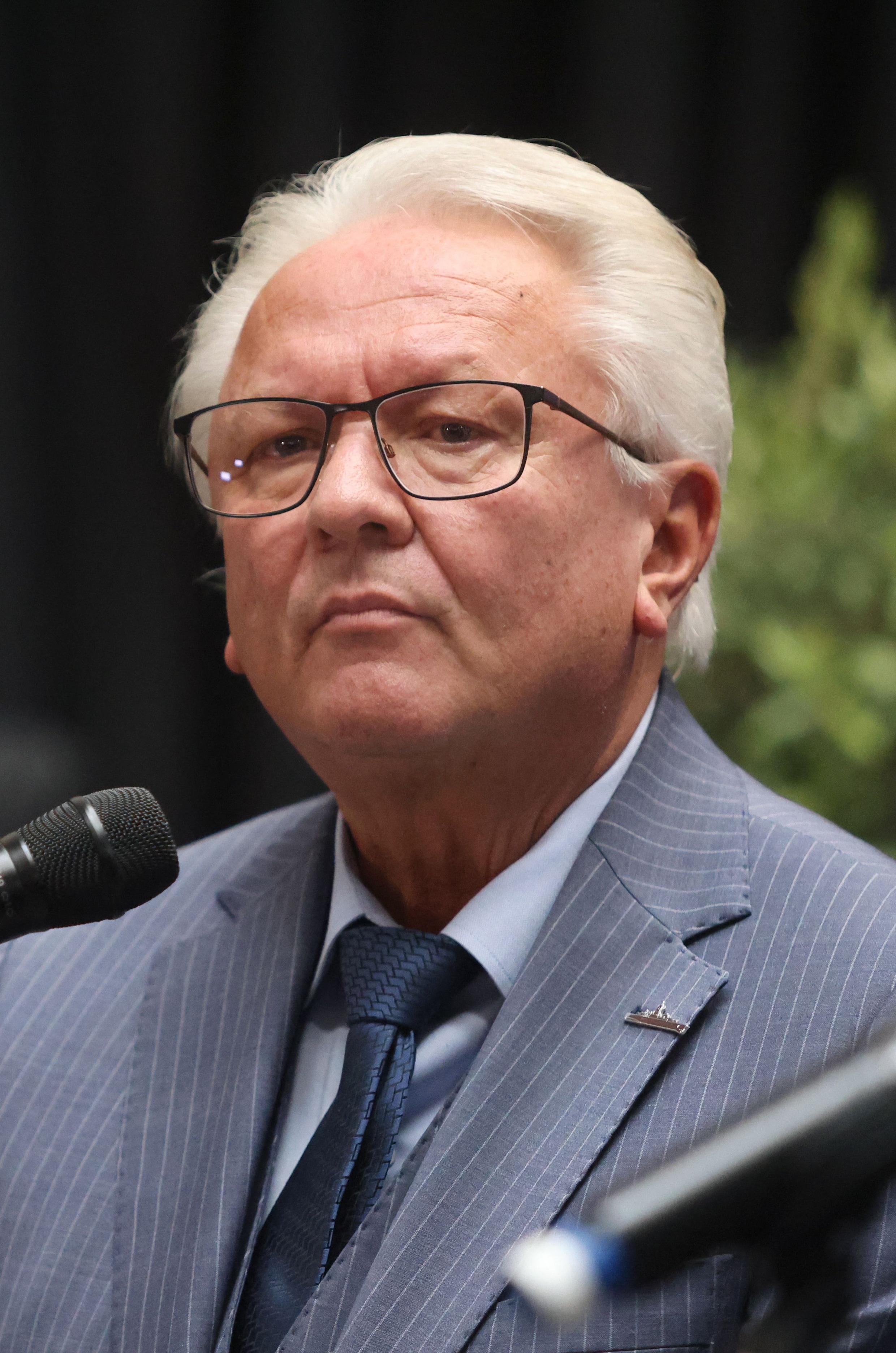 Armin Papperger, de baas van het Duitse defensiebedrijf Rheinmetall. 