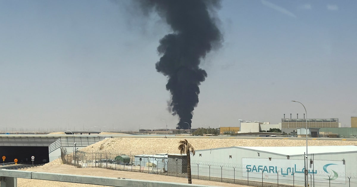 Houthi’s vuren ‘barrage van raketten en drones’ af op Riyad