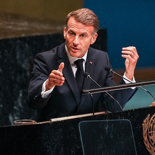 Franse president trekt geloofwaardigheid van internationale gemeenschap in twijfel vanwege situatie in Gaza