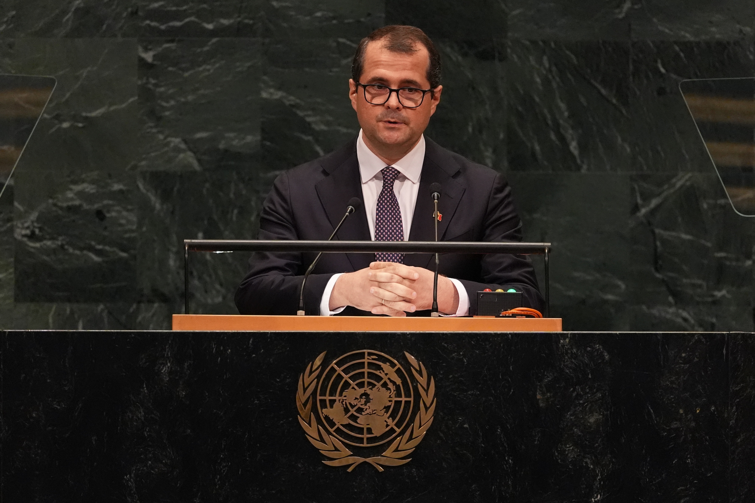 De minister-president van Moldavië, Vasile Tofan, beschuldigde Rusland er tijdens zijn speech bij de VN van meerdere keren het Moldavische luchtruim te hebben geschonden.