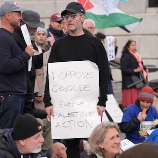 Massive Attack-zanger Robert Del Naja opgepakt tijdens steunbetuiging aan de actiegroep Palestine Action