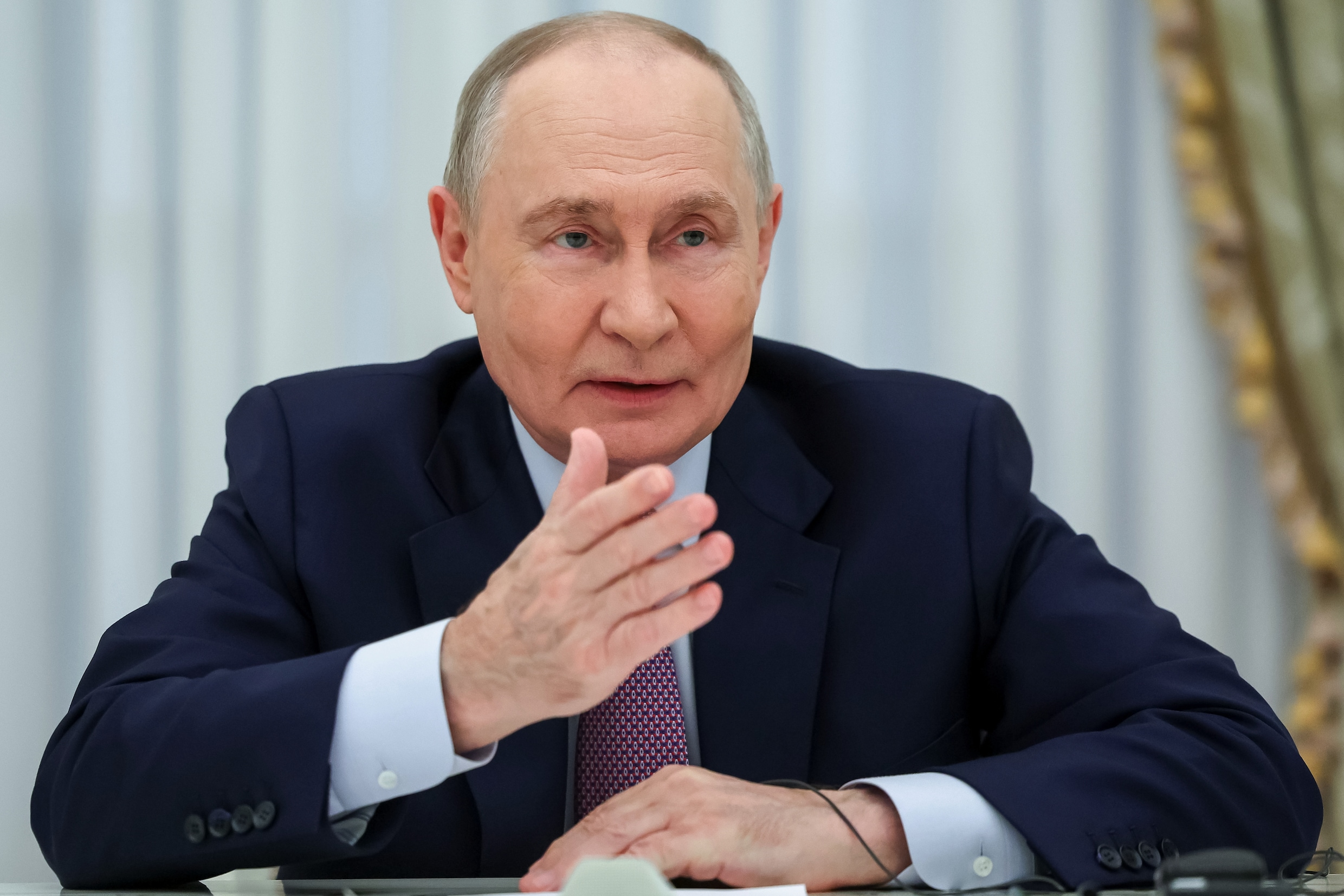 De Russische president Vladimir Poetin