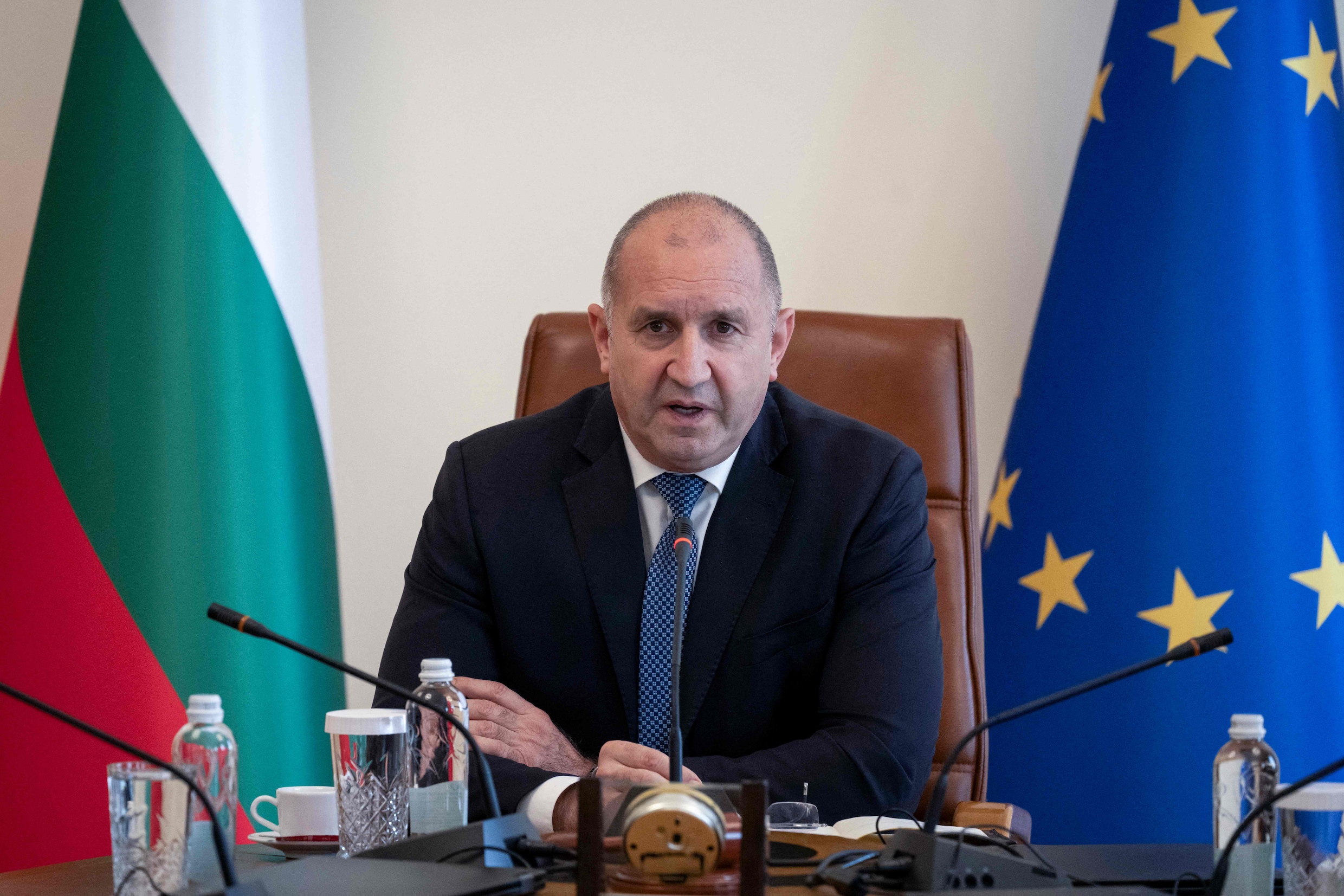 De Bulgaarse premier Roemen Radev. 