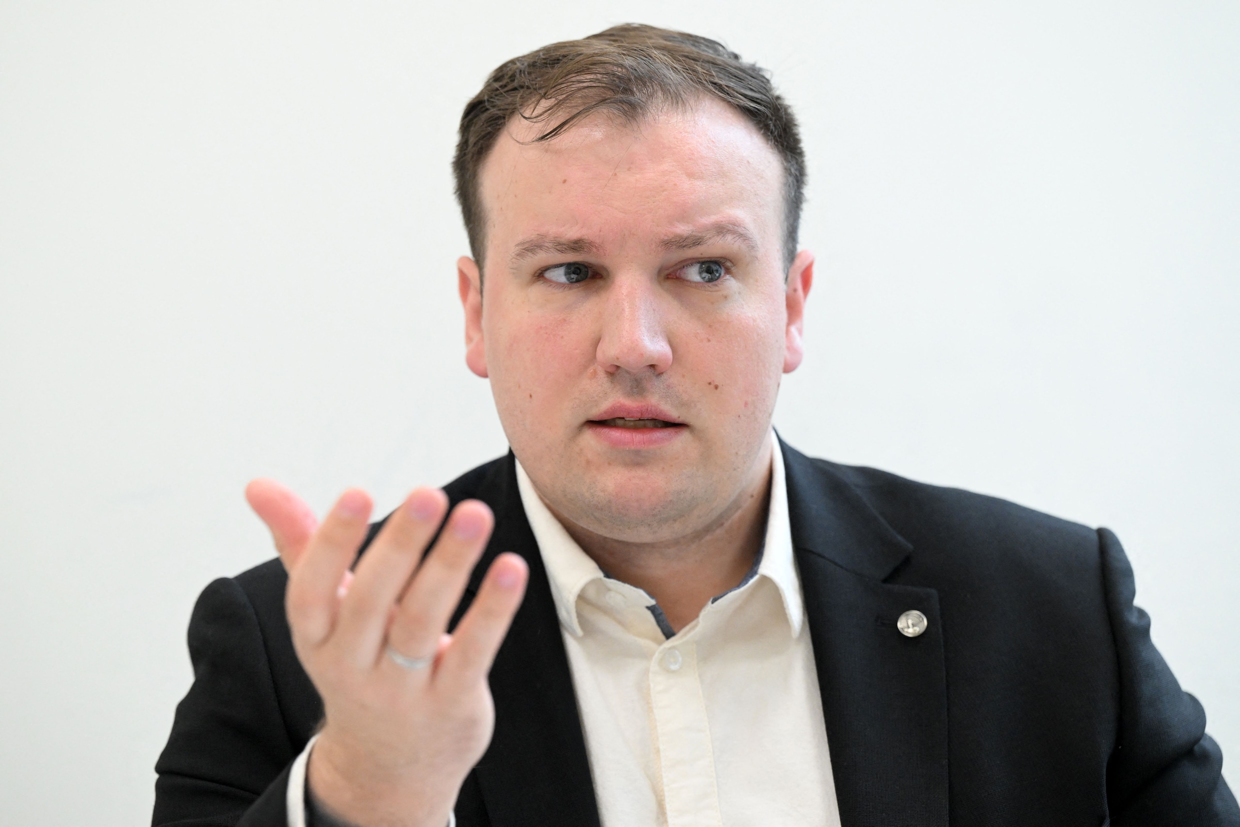 De Russische pro-Kremlin blogger Michail Zvintsjoek, oprichter van Telegramkanaal Rybar.
