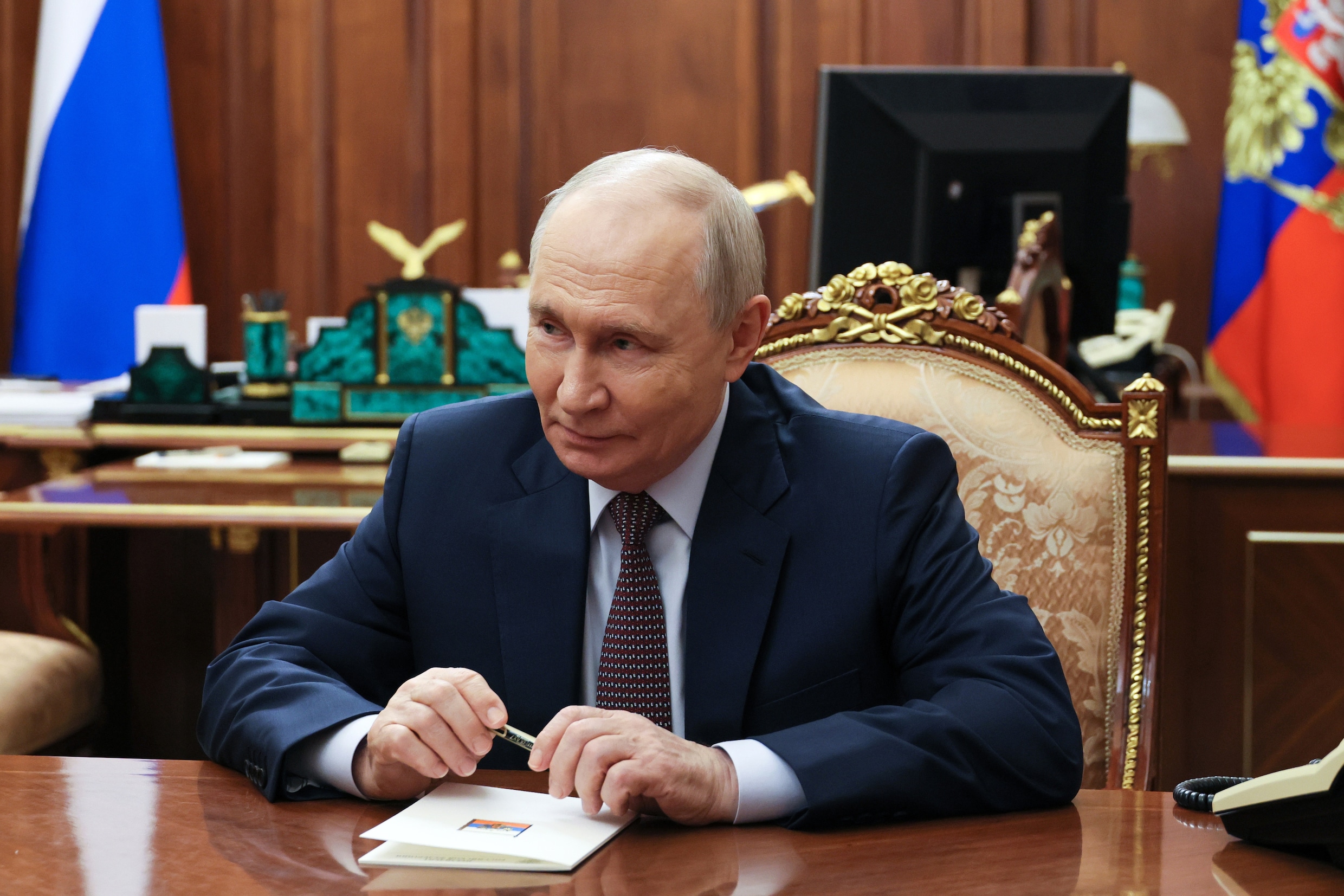 De Russische president Vladimir Poetin.
