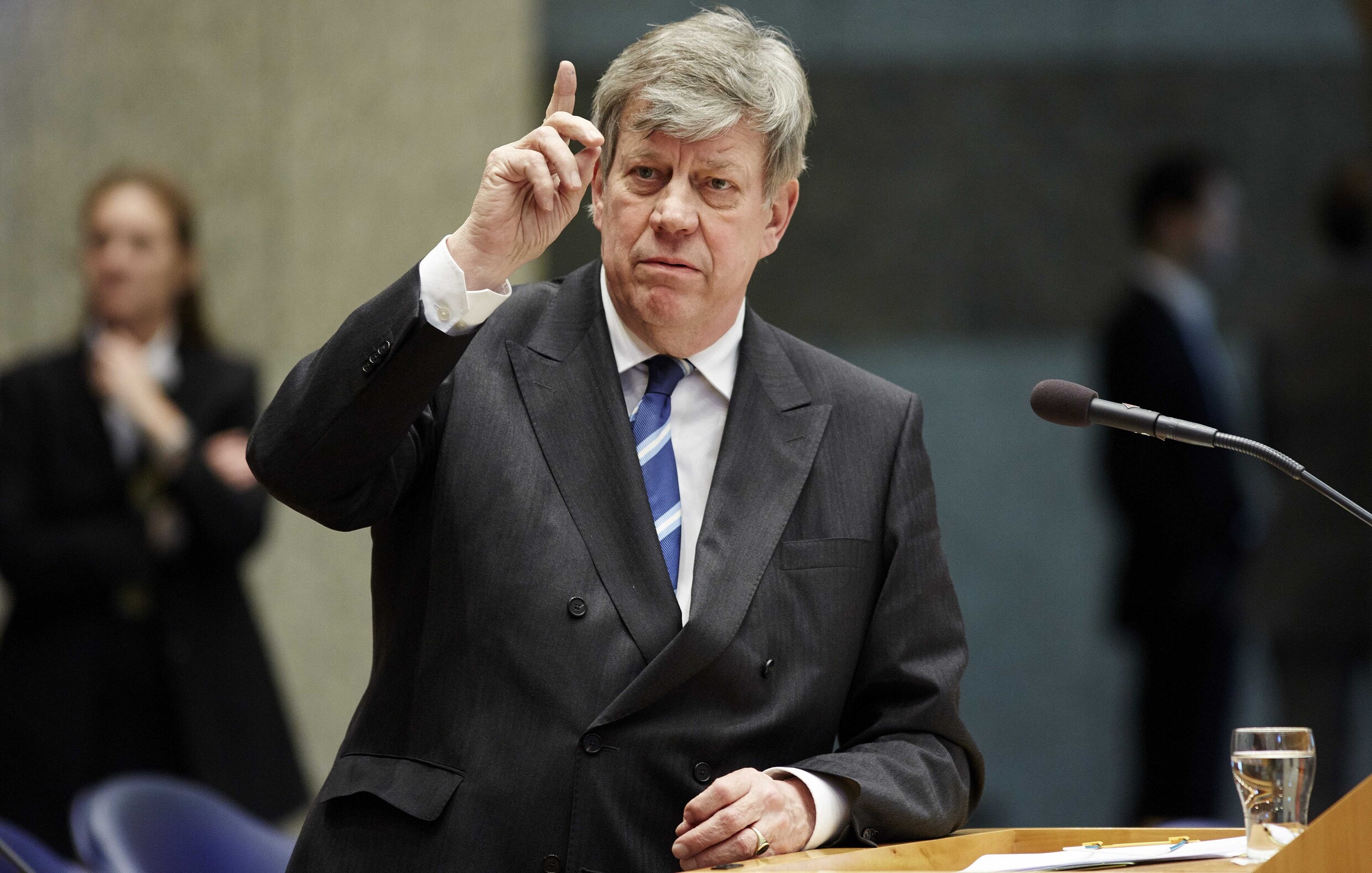 Minister Ivo Opstelten van Justitie.