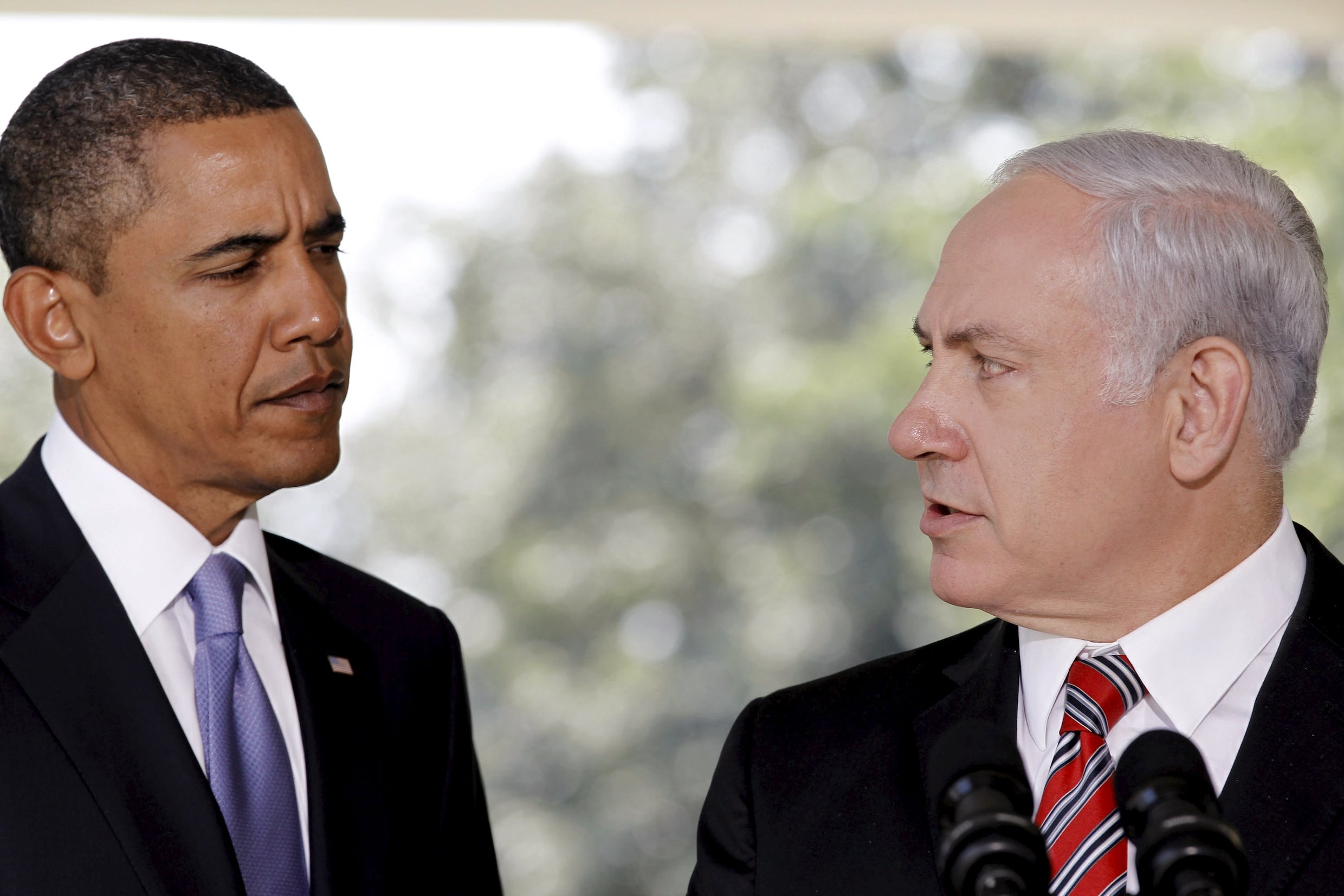 Obama en Netanyahu in 2010.