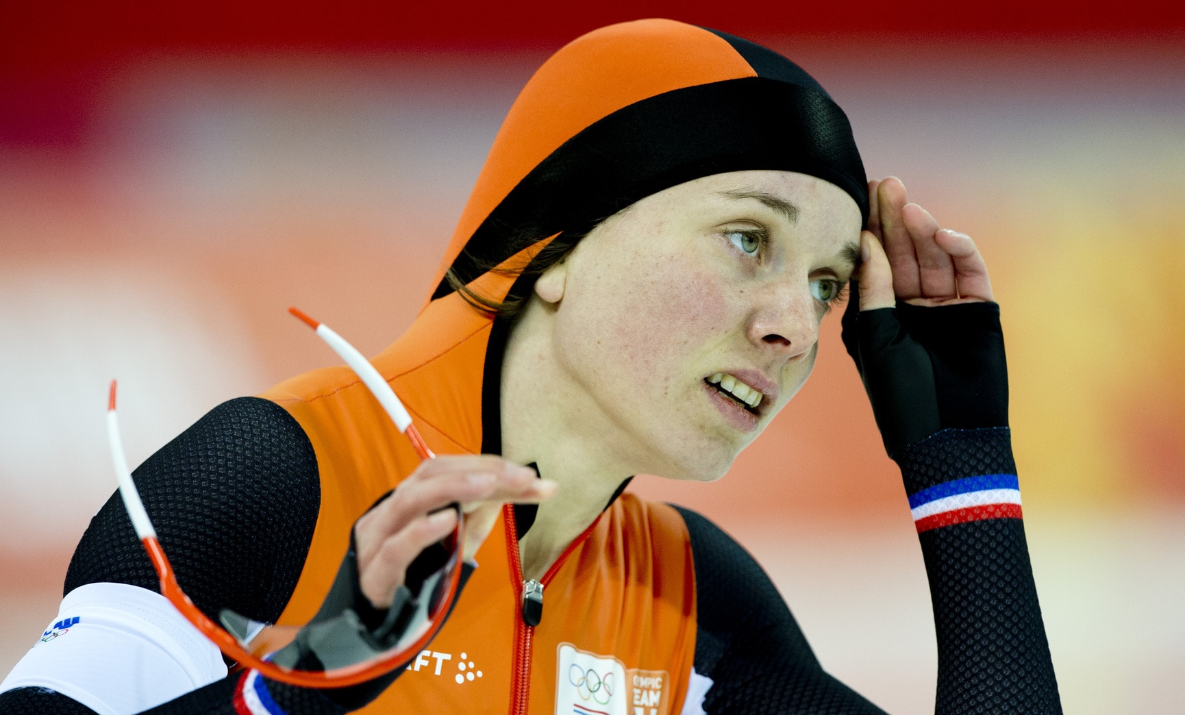 Laurine van Riessen op schaatsen én baanfiets | de Volkskrant