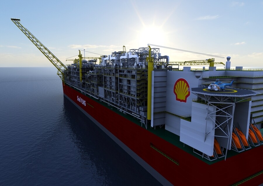 Shell bouwt enorm platform voor vloeibaar aardgas | de Volkskrant