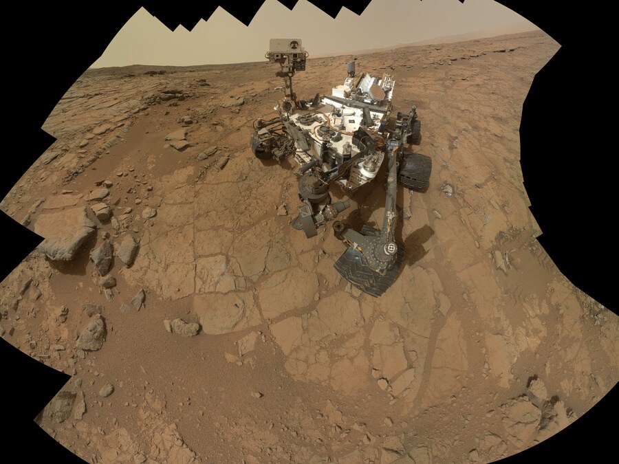 Curiosity maakt een zelfportret (archiefbeeld)