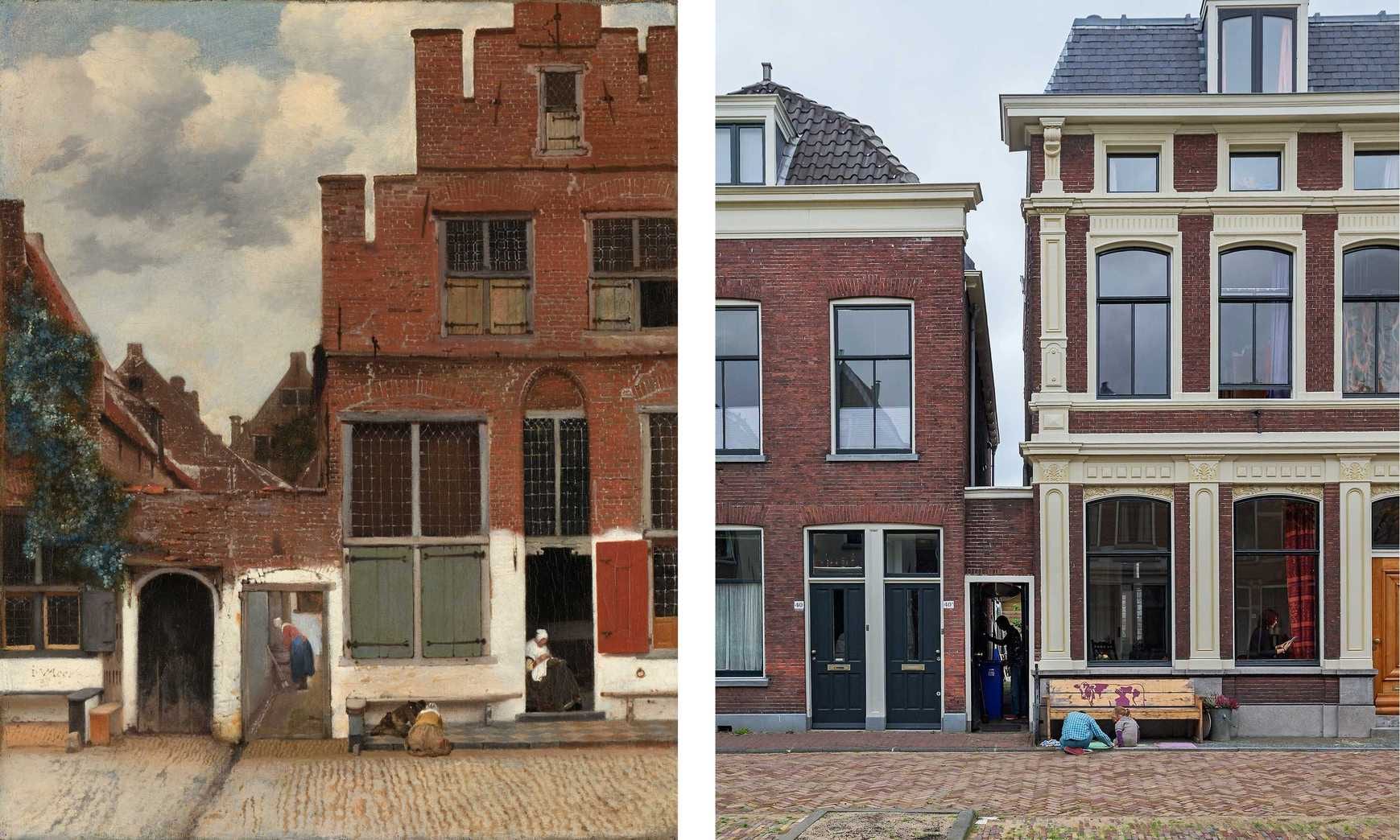 Cultuurblog -  Twijfels over locatie Straatje Vermeer in Delft na nieuw onderzoek